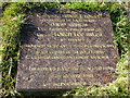 C8005 : Carntogher: Maghera. Plaque for persons killed in World War Two air crash by Michael Murtagh