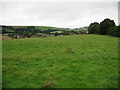 View from footpath towards Fairfield and Park Lane