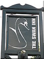 The new sign for The Swan Inn