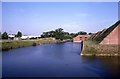 SU5901 : Moat around Fort Brockhurst (1) by Barry Shimmon