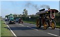 Traction engines along the A52