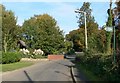 Church Lane in Muston, Leicestershire