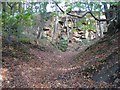 Disused quarry at Moss Valley Country Park