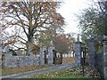 Gated entrance to Midmar Castle