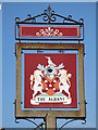 The sign for The Albany