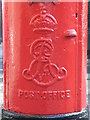 Edward VII postbox, Malden Road / Haverstock Road, NW5 - royal cipher