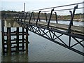 Footbridge to River Medway Viewpoint