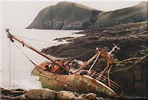 HW8133 : The wreck Moray Adventurer by john m macfarlane
