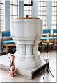 King Charles the Martyr Church, Mutton Lane, Potters Bar - Font