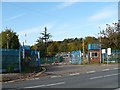 Entrance gates to a former industrial site, Mendalgief Road