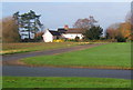 Looking across the green at Stowupland