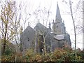 The derelict church of St.John the Baptist in Slebech