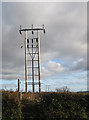 Footpath under the wires