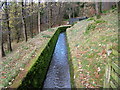 Leat below Castle Rock