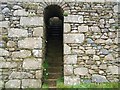 Steps up to the shaft at Higher Bal