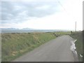 The Porth Cwyfan road below Allt Fawr