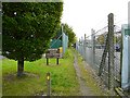 The Waverley Line replaced by a footpath