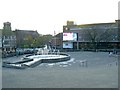 Giant TV screen in Castle Plaza