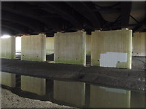 TL1875 : Bridge Piers Alconbury by Michael Trolove