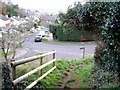 Footpath and road junction, Barton