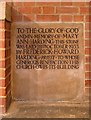 St Francis of Assisi Church, Great West Road, Isleworth, London TW7 - Foundation stone