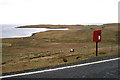 Lonely postbox, near Gossabrough