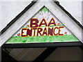 Baa entrance, The Woolpack Inn, Eskdale.