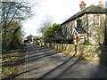 Road approaching The Black Horse