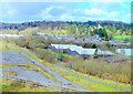 Cyfarthfa Iron Works - View north east from the furnace bank