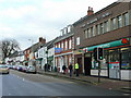 Honiton post office and High Street