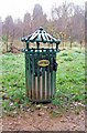 Litter bin in Springfield Park