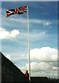 SX4753 : Union Jack over the Royal Citadel, Plymouth by D Gore