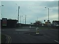 Roundabout on the approach to Berrow