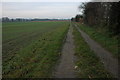 Track and footpath, Fladbury