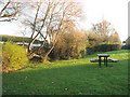 Picnic area within Milebush Road Recreation Ground