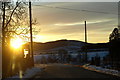 Sunset at Blacklunans Telephone Kiosk