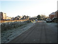 Looking eastwards along a frosty Ranelagh Road