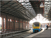 SH2482 : Platform 2, Holyhead station by Stephen Craven