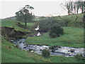 Course of the Auchengassel Burn looking south