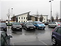 Wythenshawe Hospital - car park and new buildings