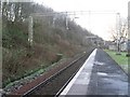 Single track at Renton station