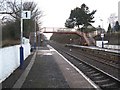 Footbridge at Invergowrie station