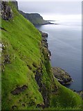 NG2606 : Cliffs on the North side of Canna by Alastair Young