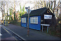 Blue hut in Hightown