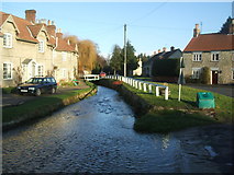 SE6675 : Marrs Beck, Hovingham, looking downstream from the ford by Bill Henderson