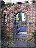 TQ2993 : Entrance to Minchenden Oak Garden, London N14 by Christine Matthews