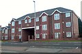 Flats on the site of the former Plough Service Station