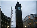 Tolbooth Steeple and Merchant City sign