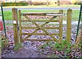 Gate from Broome Manor Lane to footpath adjacent to golf course