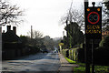 Speed Sign on The Green, Catsfield, East Sussex